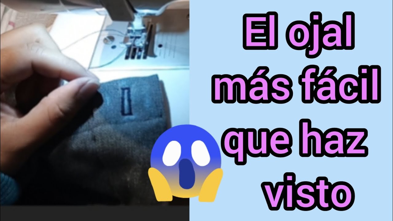 El ojal más fácil de hacer 😱 no lo creerás posible 