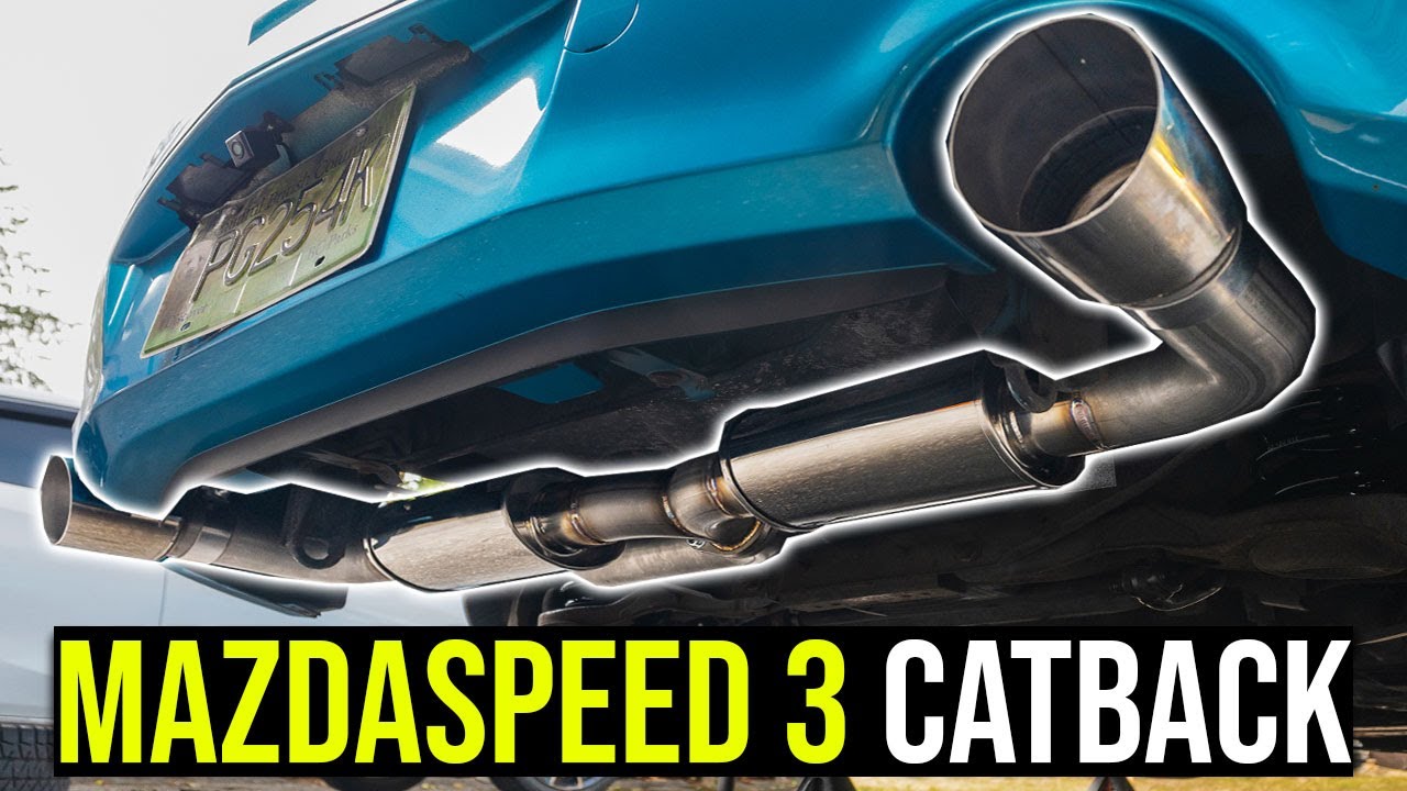MazdaSpeed 3 ULTIMATE RACING Exhaust Install!
