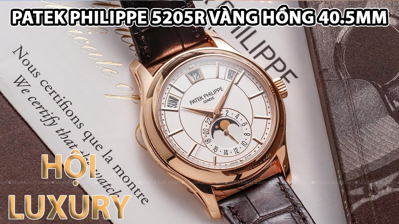 [ Deal lướt chơi tết ] Patek Philippe Complications 5205R-001 Annual Calendar Moonphase
