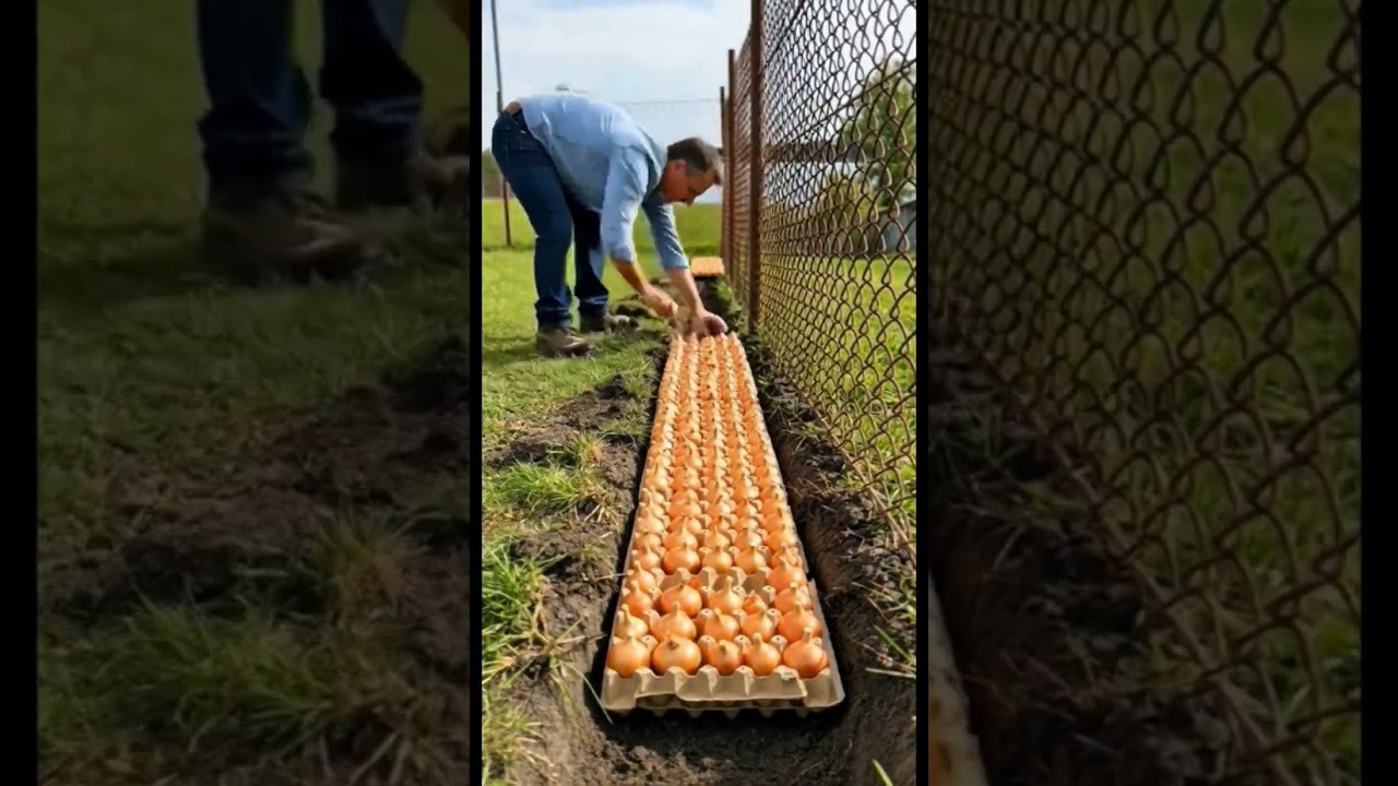 Planting 100 Onions 🌱 Watch Them Grow in Timelapse!