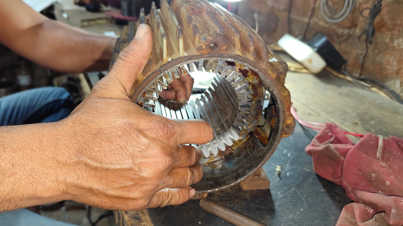 3.7 kw CG 1440 RPM lectric motor winding l how the alternators works l electric motor l three phase