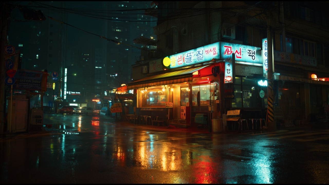Dark Skies, Bright Beats ☔ Chill Lofi Music | Mellow Kyoto Evenings