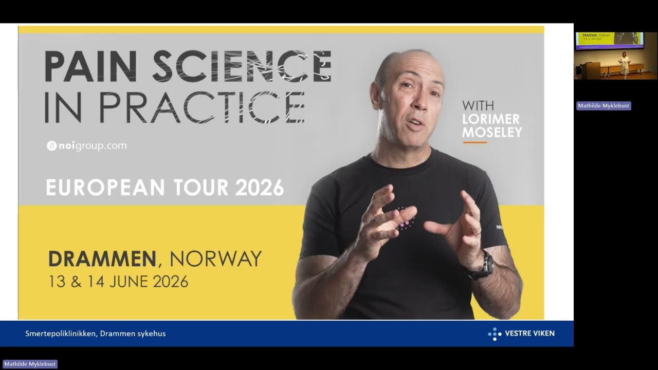 Seminar nevroplastisitet og smerte, Drammen sykehus 5.12.2025