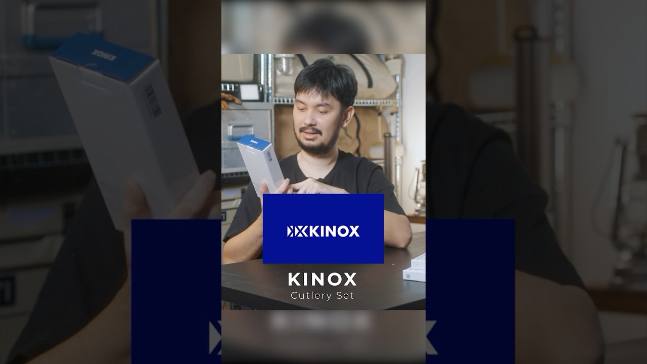 Набор из ложки, вилки и палочек для еды от kinox 