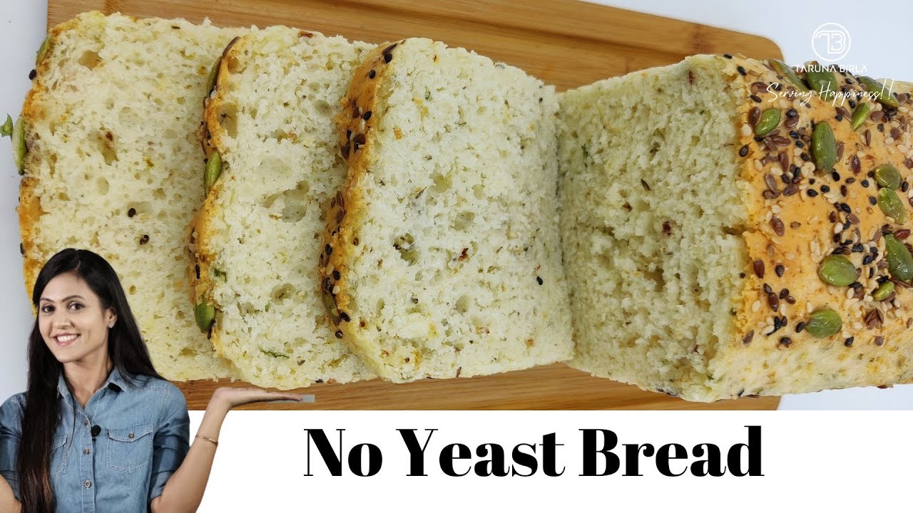 No yeast jain bread | Instant bread | Eggless bread | Chef taruna birla