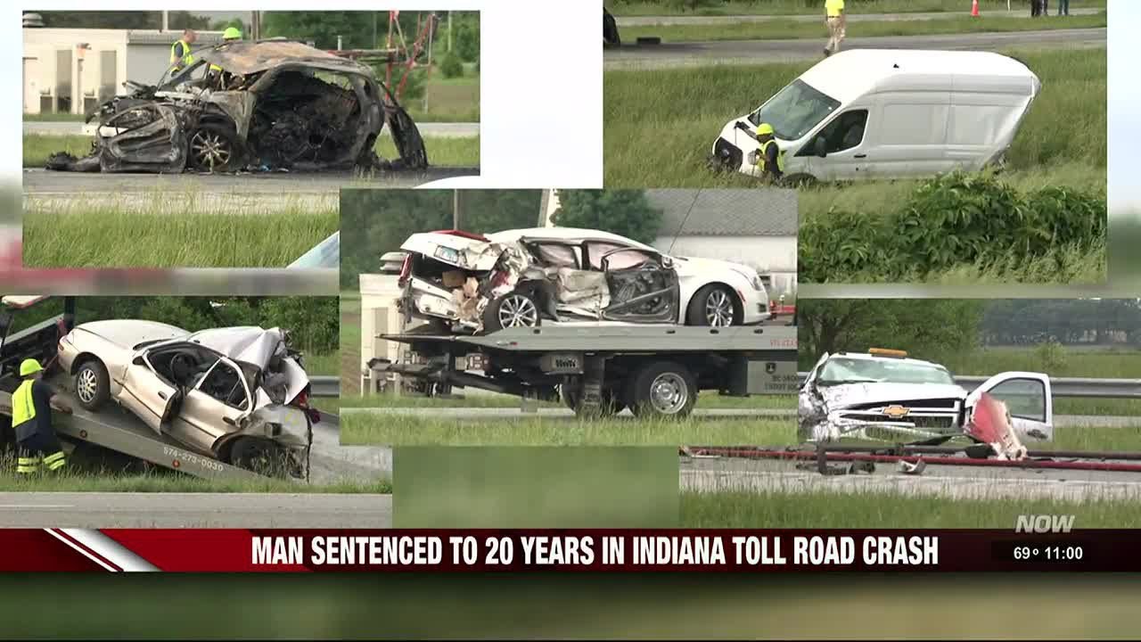 Man sentenced to 20 years in Indiana Toll Road