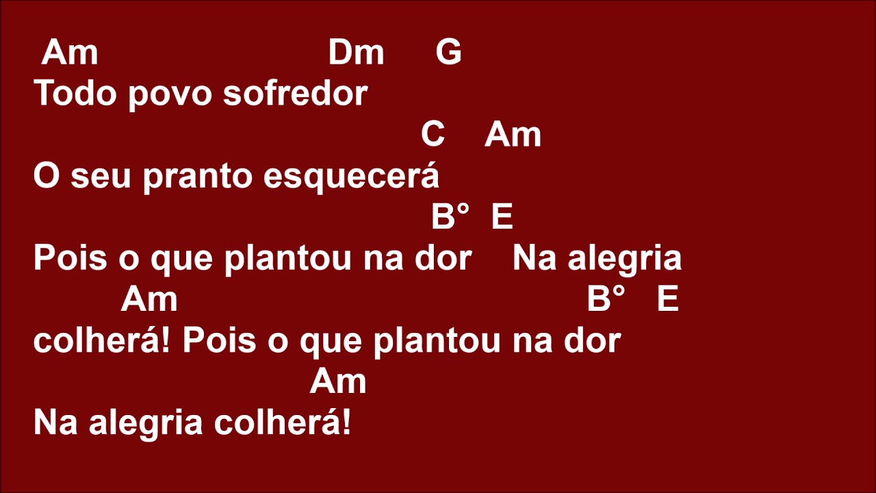 [OFERTÓRIO] TODO POVO SOFREDOR (CF 2013)