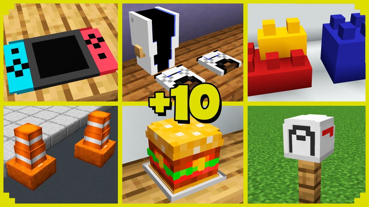 🦊+10 Build Hacks REALISTAS no Minecraft