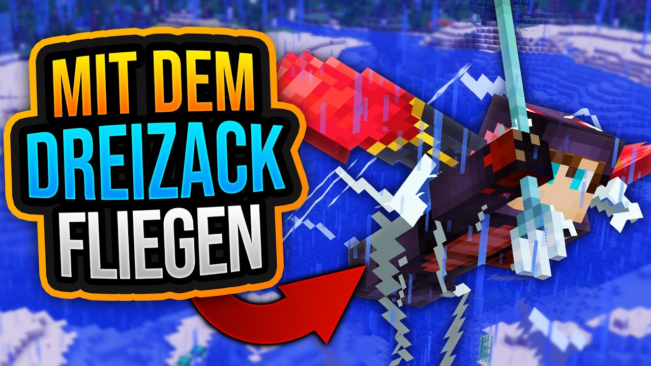 Wie Fliegt Man Mit Einem Dreizack? ✨Minecraft 1.21 Tutorial ✨ ErikOnHisPeriod
