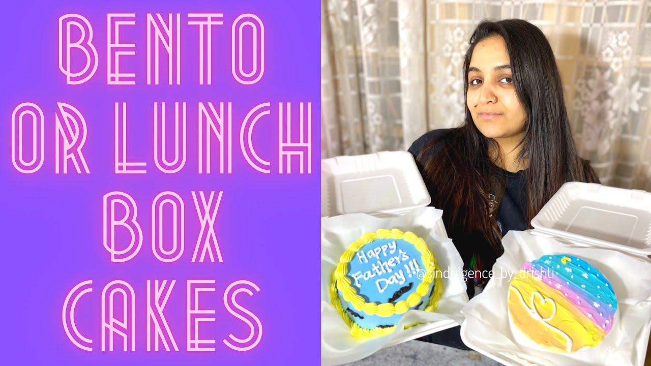 HOW TO MAKE BENTO / LUNCH BOX CAKES - #bentocakes #JapaneseLunchBoxCakes #sindulgencebydrishti