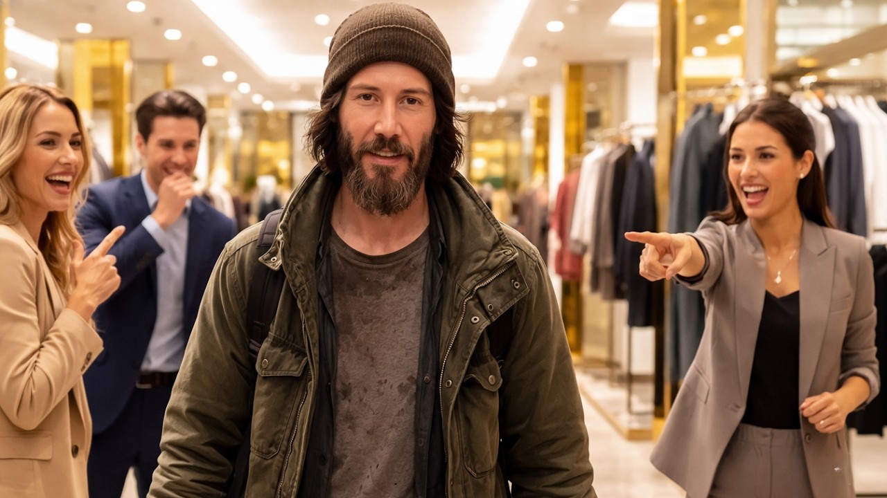 Staff Mocked a Poor-Looking Man — Unaware He Was Keanu Reeves, the Owner