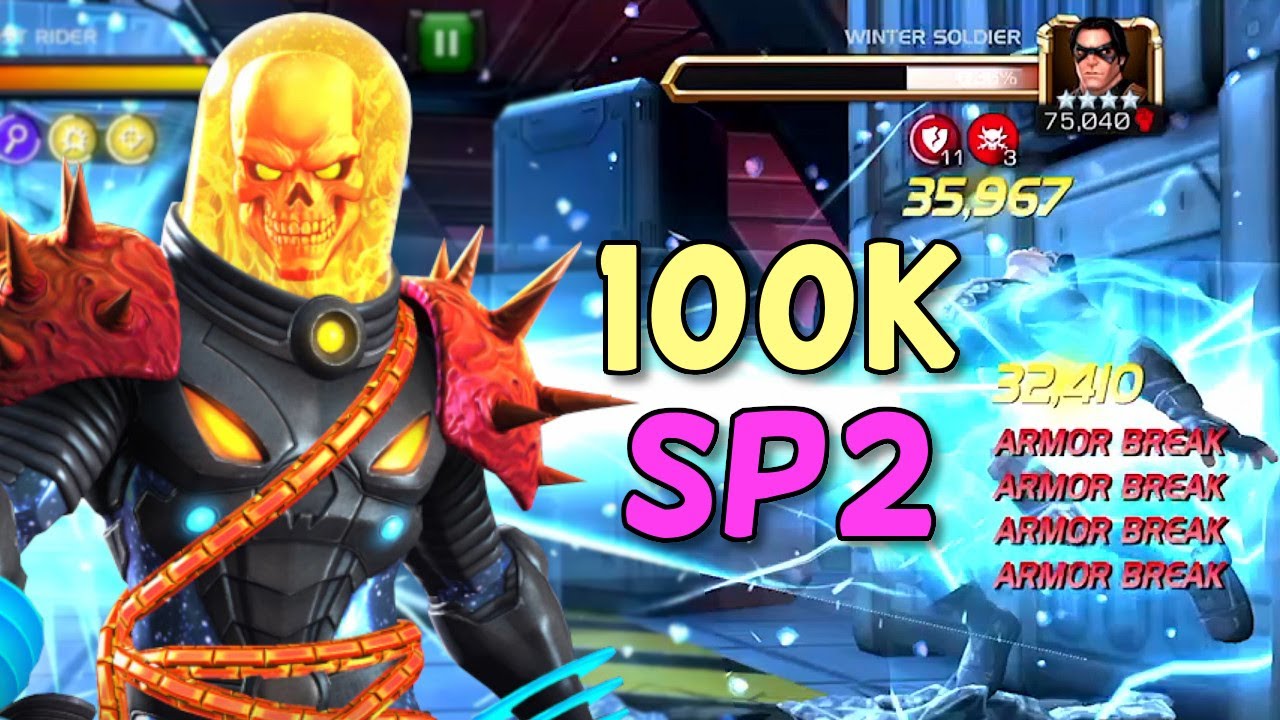 100k SP2 Damage! Cosmic Ghost Rider - Best Herald of Galactus | Marvel Contest of Champions