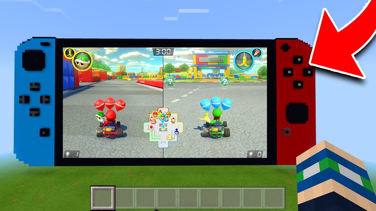 WORKING NINTENDO SWITCH in Minecraft! NO MODS! (Pocket Edition, Xbox, PC, Switch)
