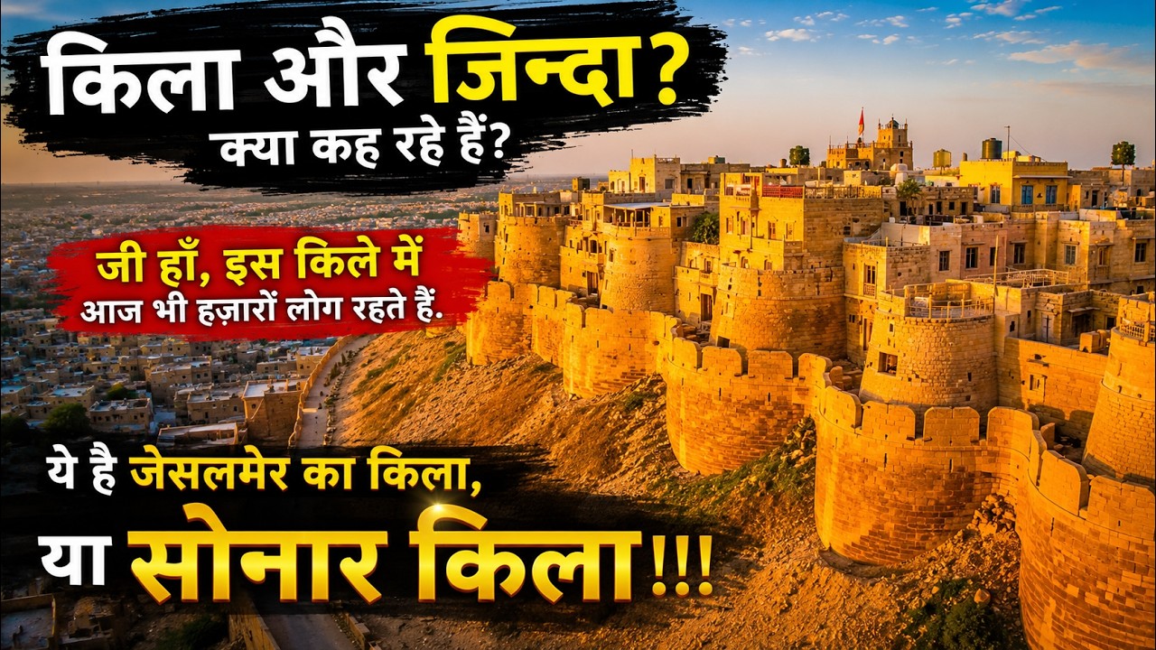 A living Fort? How is that possible? This is Jaisalmer, the only living fort in the world.