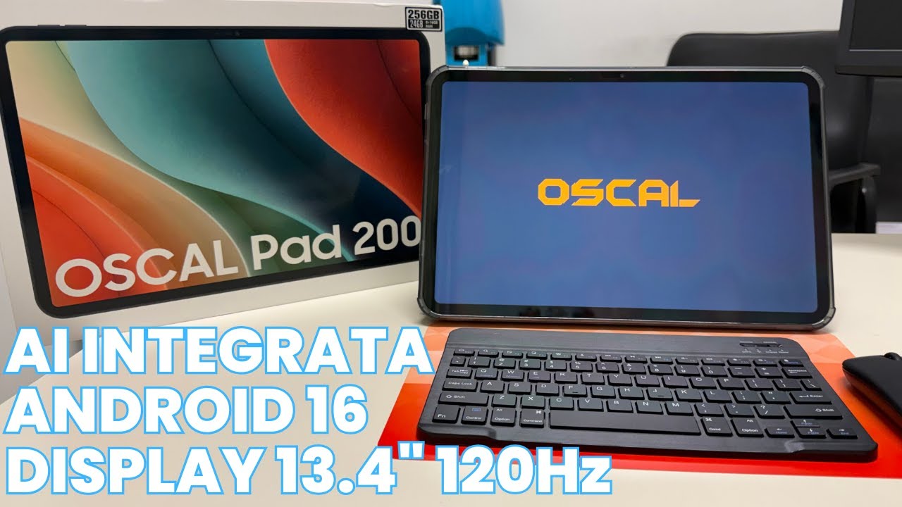 OSCAL Pad 200 - Un ottimo Tablet tuttofare - Display 120 Hz - 24GB Ram - CPU Octa-Core  - Dual SIM