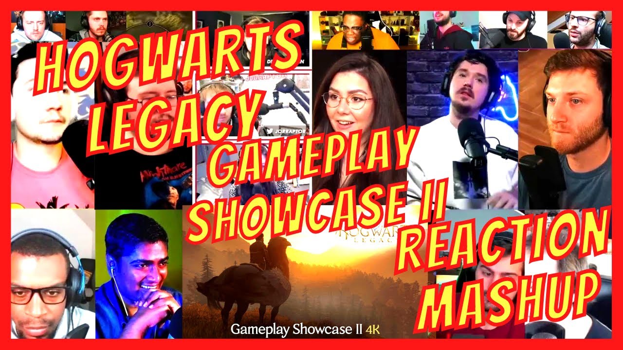 HOGWARTS LEGACY: GAMEPLAY SHOWCASE II - REACTION MASHUP - SHOWCASE 2 ii - HARRY POTTER - [AR]