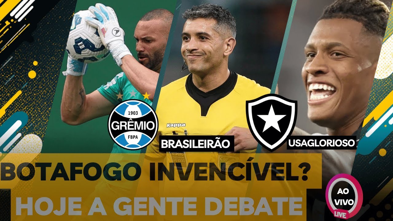 BOTAFOGO INVENCÍVEL? HOJE A GENTE DEBATE🔥#futebol #notícias #esporte #botafogo #reforcos #gremio