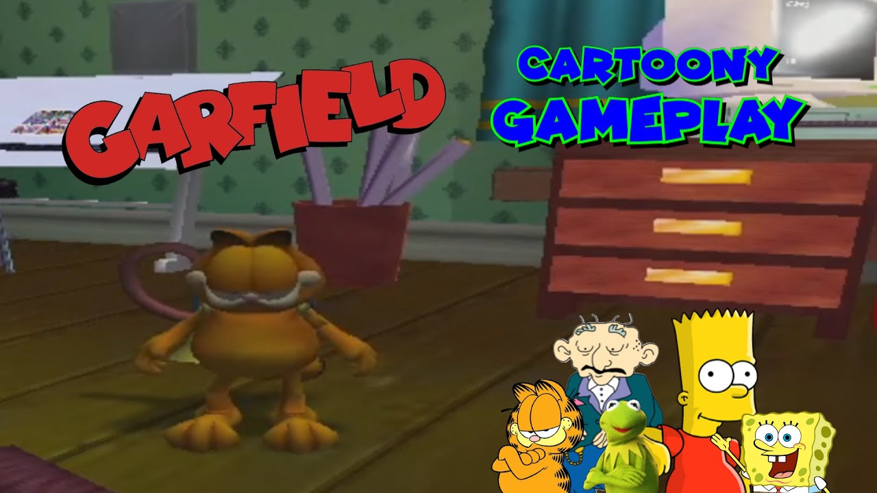 Cartoony Gameplay: Garfield (REVISITED) PART 1