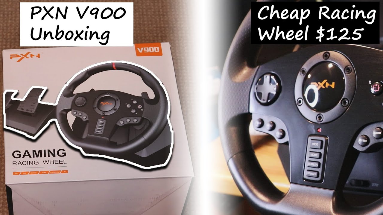 PXN V900 Steering Wheel (Unboxing and First Impressions)