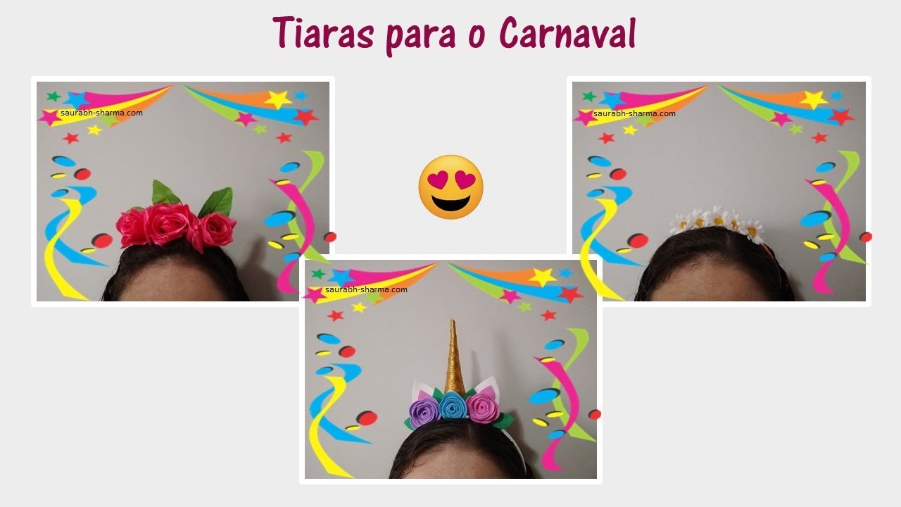 TIARAS PARA FESTA A FANTASIA