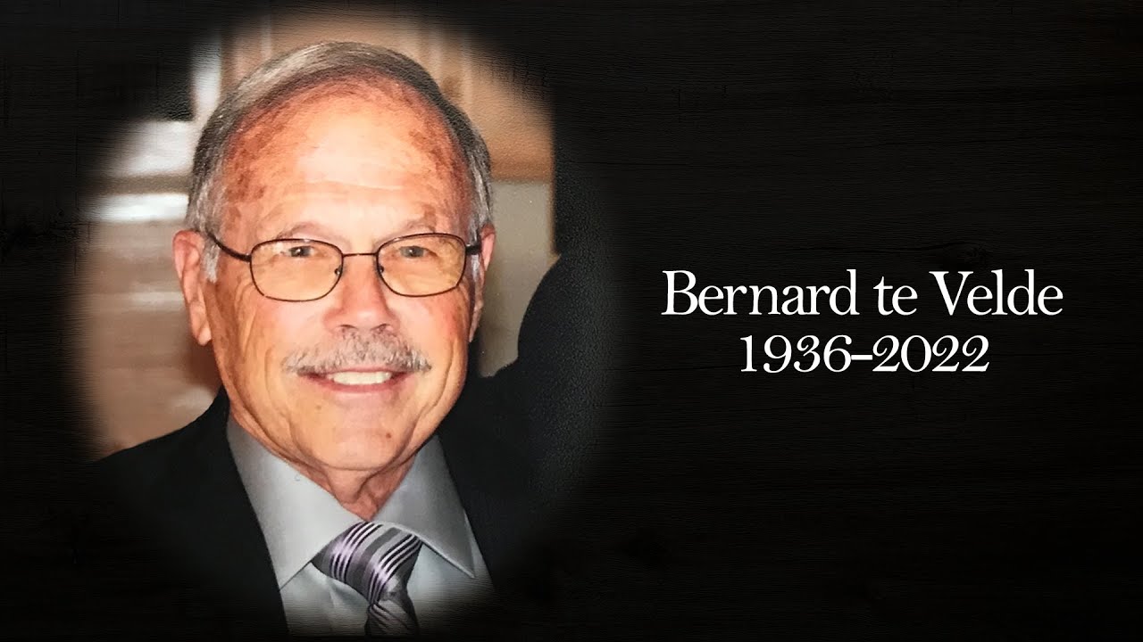 Celebration of Life Service for Bernard te Velde