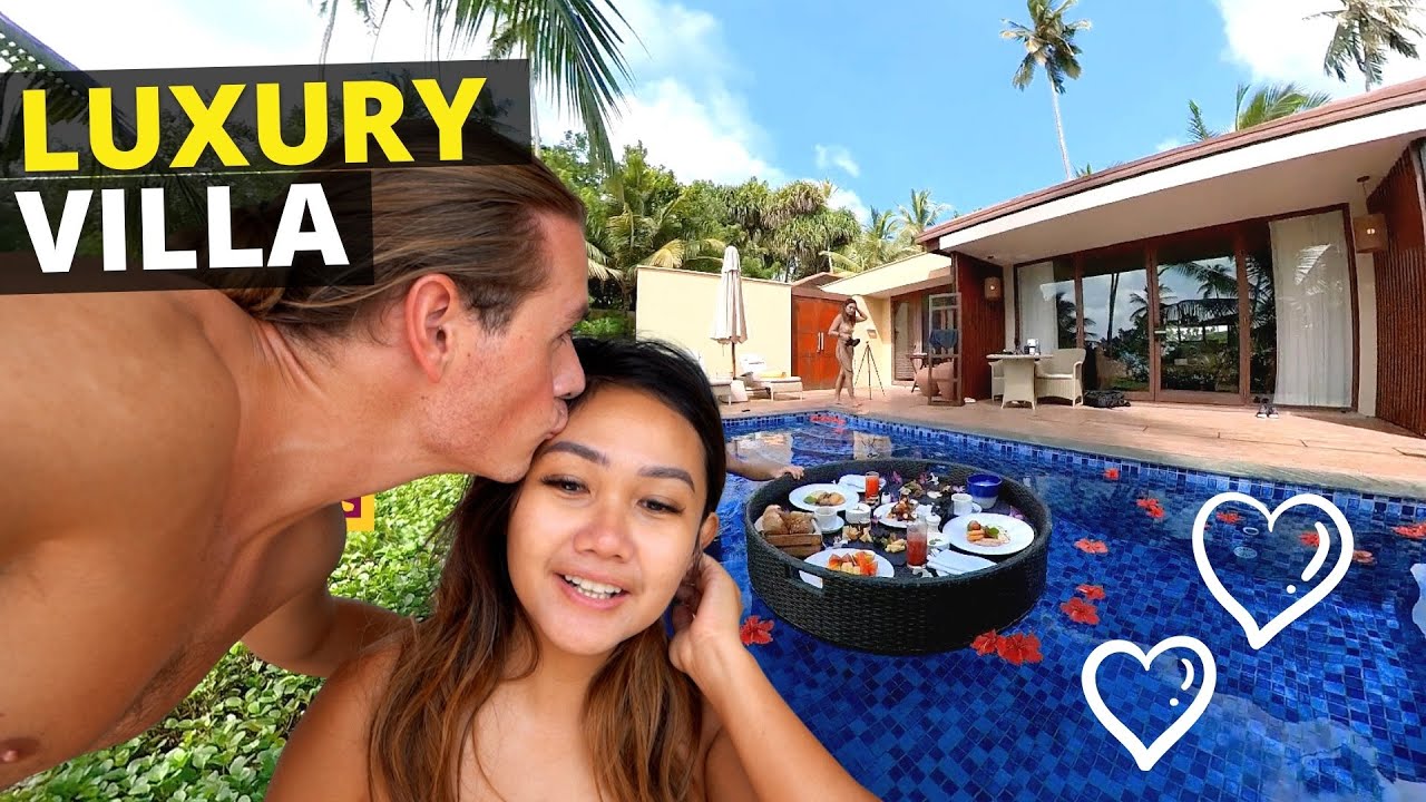 We stayed at THIS Luxury Romantic HONEY MOON Villa in SRI LANKA!