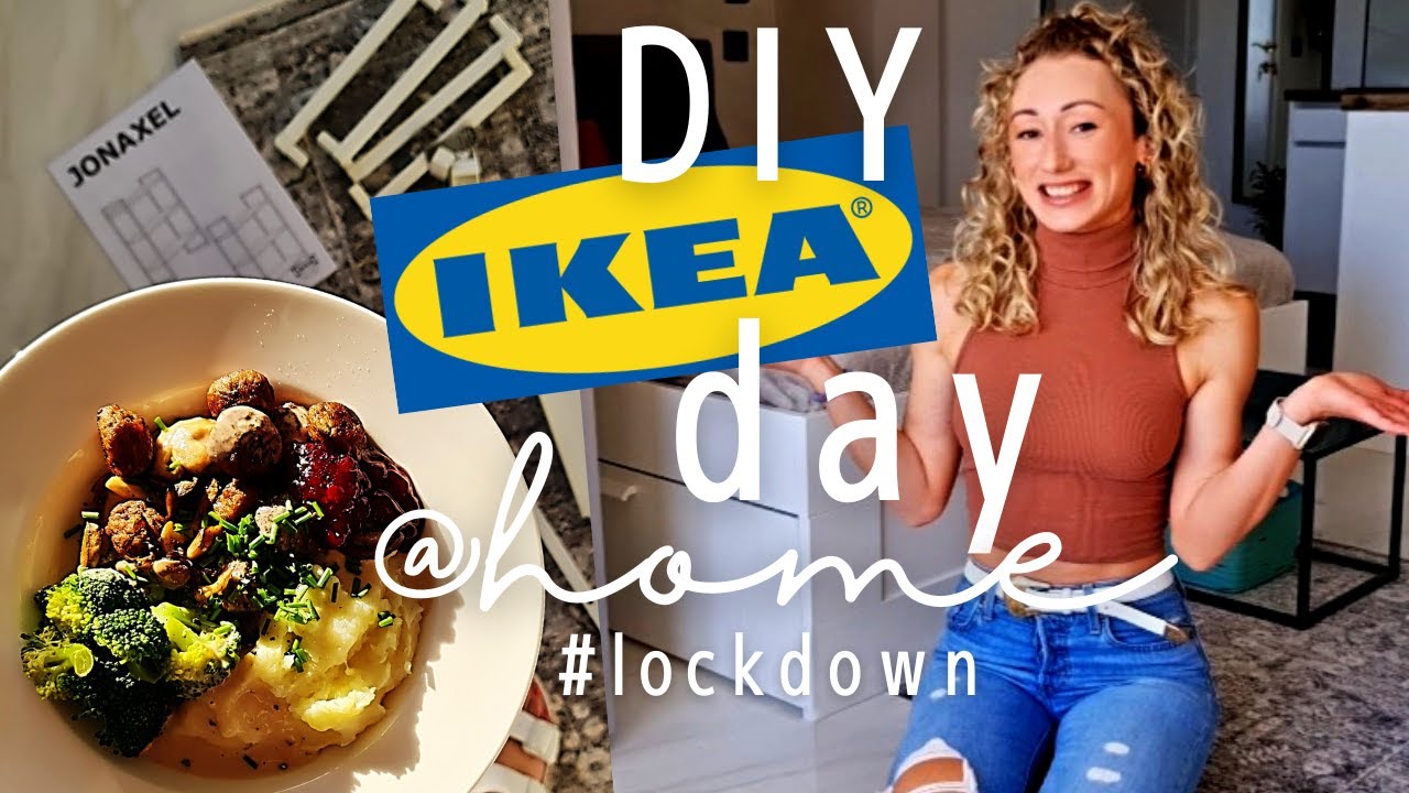 IKEA HAUL, BUILD & ORGANIZE WITH ME! Vlog with meatballs included 😉🧆