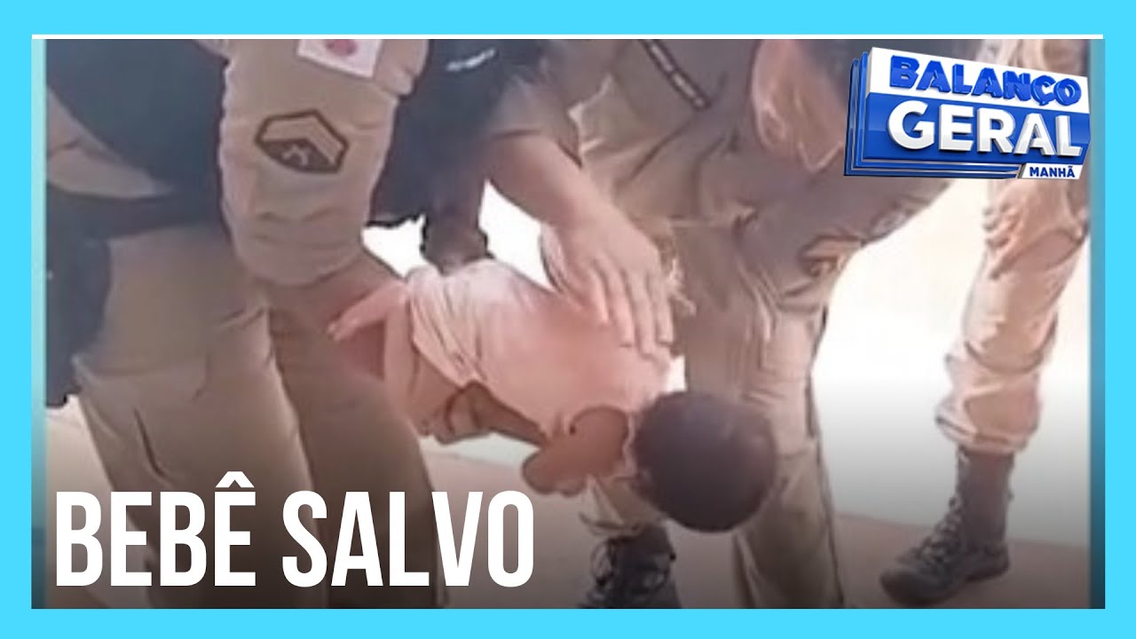 Policiais salvam bebê recém-nascida que se engasgou com remédio