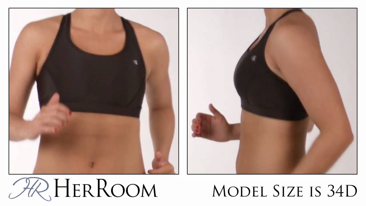 The Bounce Test-Champion Compression Vented Sports Bra 6793