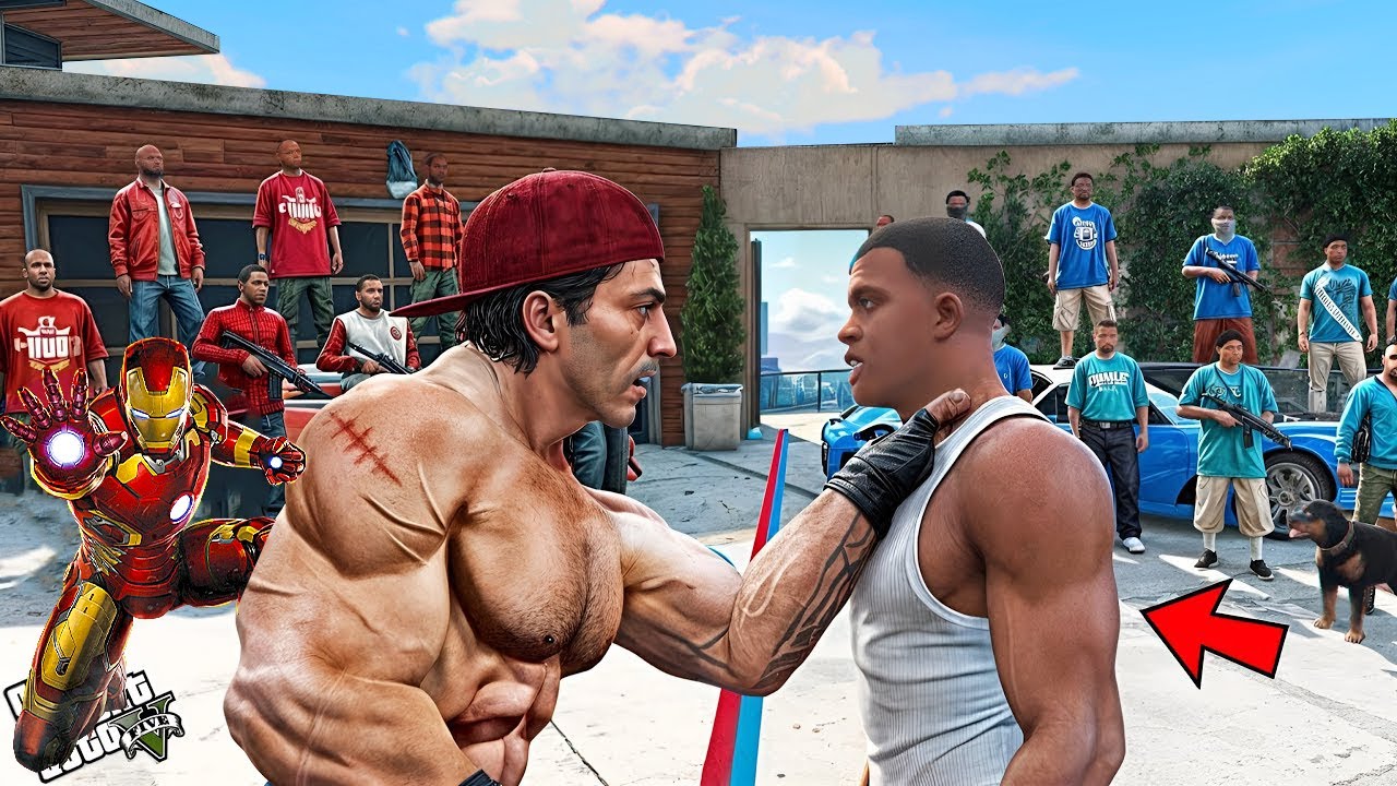 ТЕМІР АДАМ БАНДАСЫ ФРАНКЛИННІҢ БАНДАСЫН АЙЫРДЫ (GTA V)