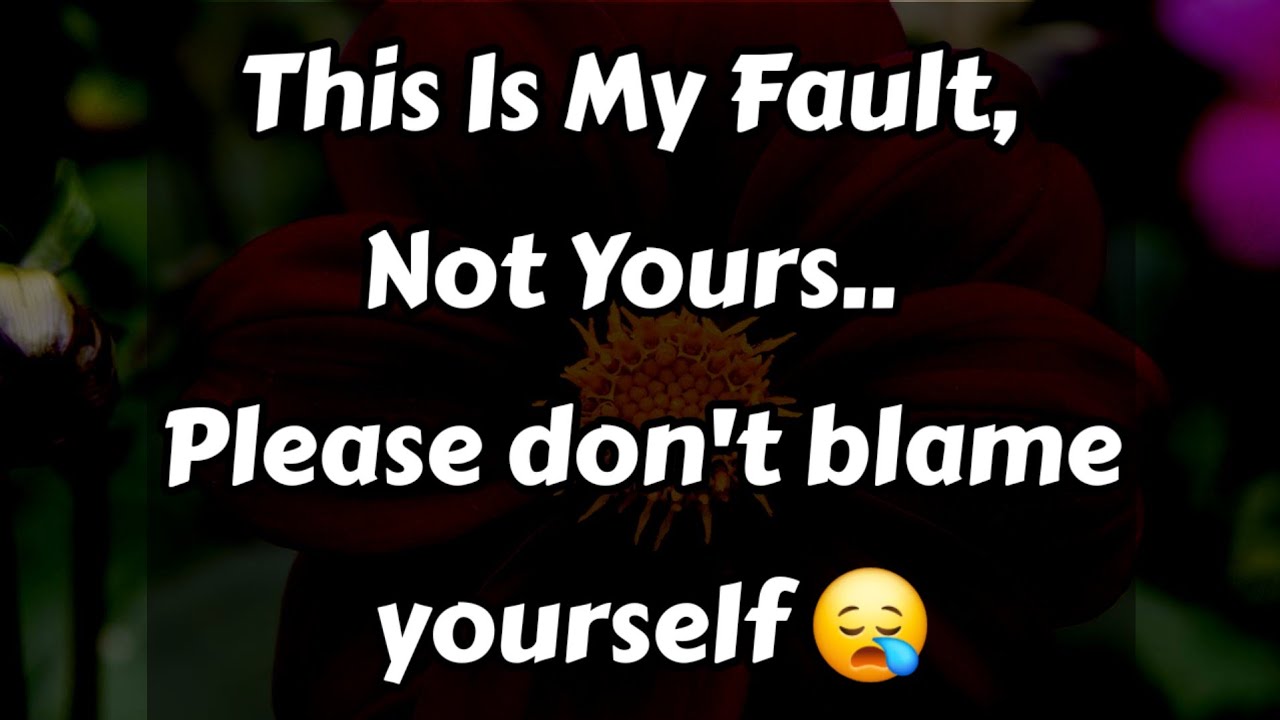 Это моя вина, а не твоя... Пожалуйста, не обвиняй... 😪😩😫🥱😥😢😭 || Шокирующее сообщение в личку 💙💛 #...