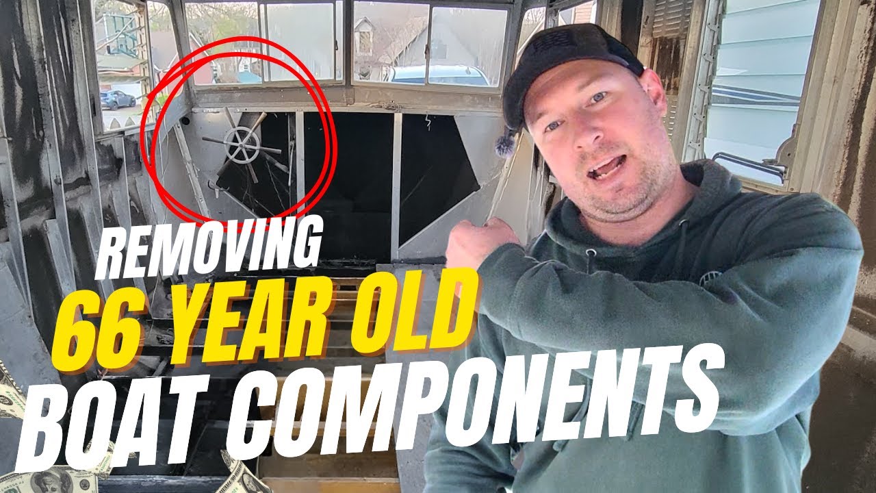 Aluminum 1959 Boat Rebuild | Removing 66 Years of Steering & Wiring