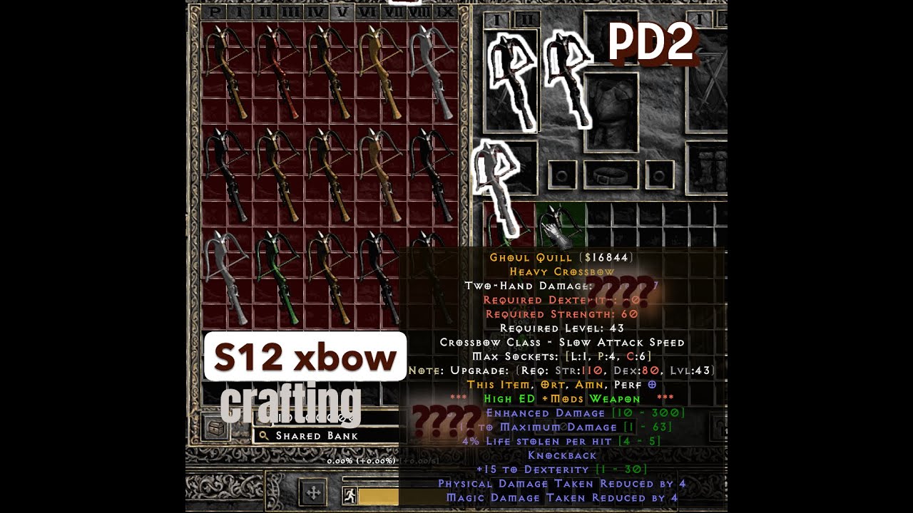 Project diablo 2 xbow crafting Season 12 P.2 GG!