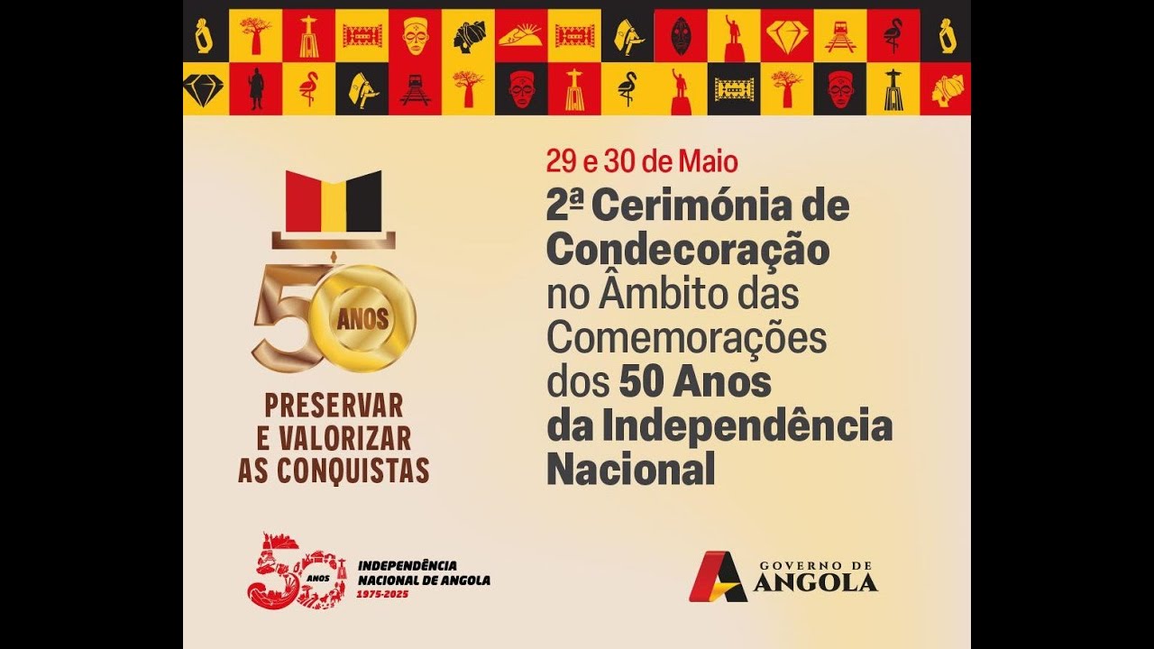 2.ª Cerimónia de Condecoração no âmbito das comemorações dos 50 Anos da Independência Nacional