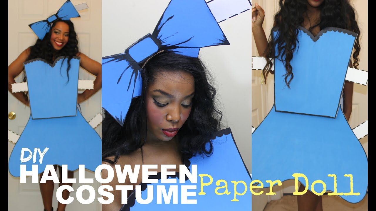 Easy DIY Halloween Costume | Paper Doll