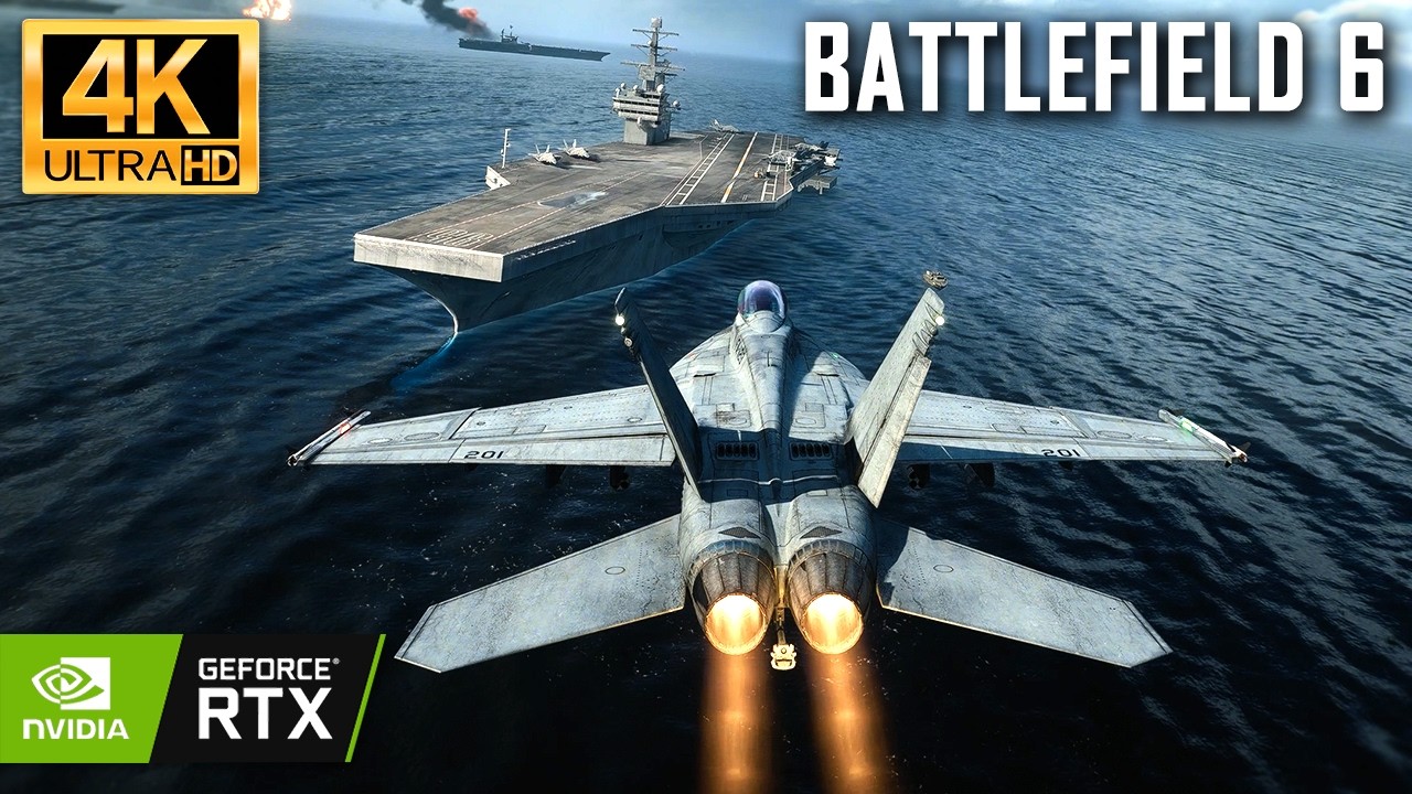 Battlefield 6 : F/A-18 Super Hornet Jet Gameplay [ 4K OVERKILL GRAPHICS ]