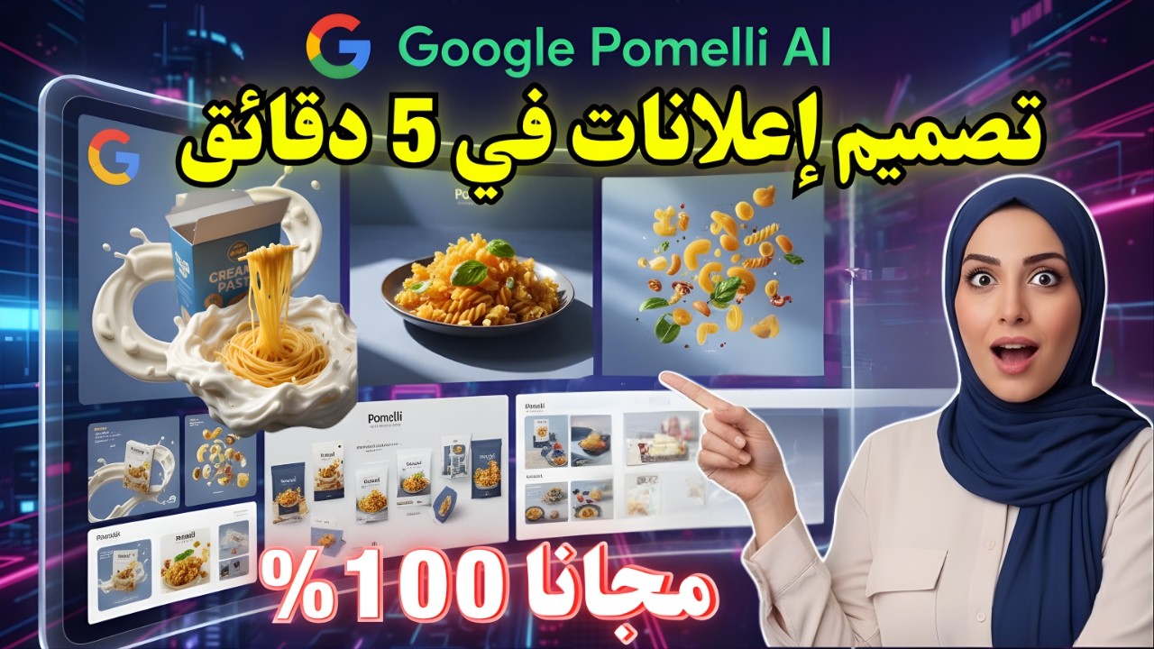 Google Pomelli AI: كيف تصمم إعلانات احترافية في 5 دقائق مجاناً 100%!😱