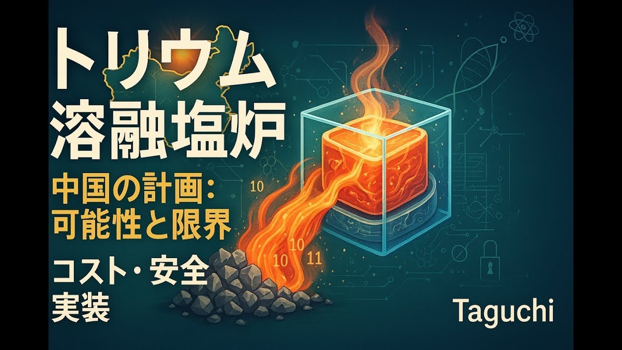 中国のトリウム溶融塩炉は実用化に近いのか？&mdash; エネルギー安全保障・コスト・リスクのリアル