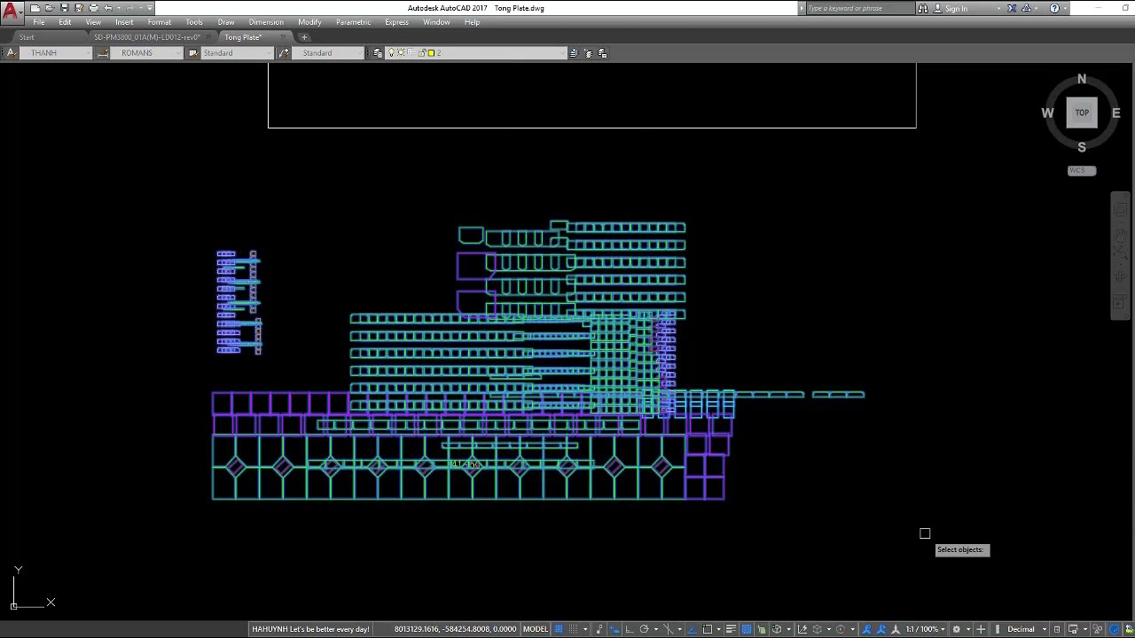 CUTTING PLAN ( Material Plate) - Arangement supported by Autolisp