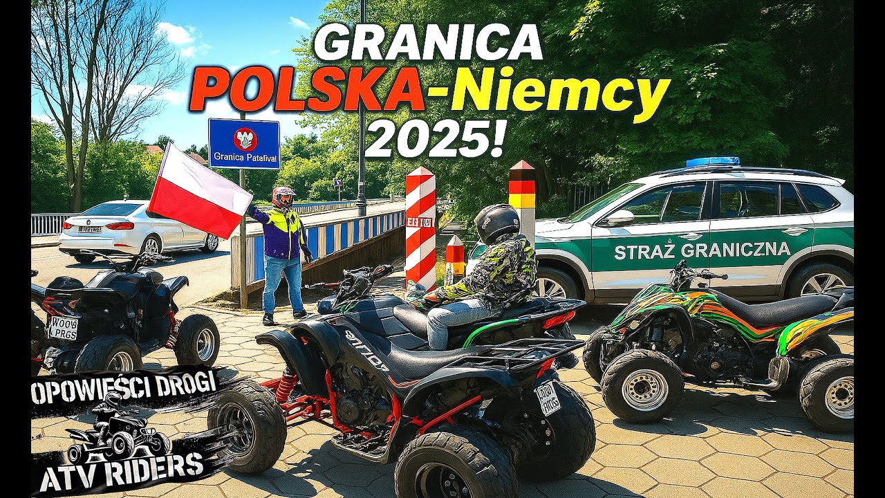 Sprawdzamy granicę z Niemcami! 🚧  Jedziemy wzdłuż granicy 🧭 🇵🇱➡️🇩🇪 ✨ 👊Magiczne miejsca z ekipą! 🌲✨