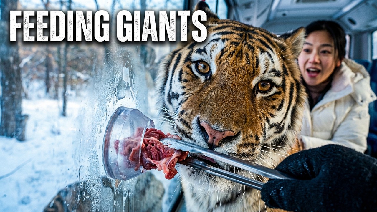 Inside the World's Largest Siberian Tiger Park at -22°C — Tigers, Ligers & More | Harbin China 🐯❄️