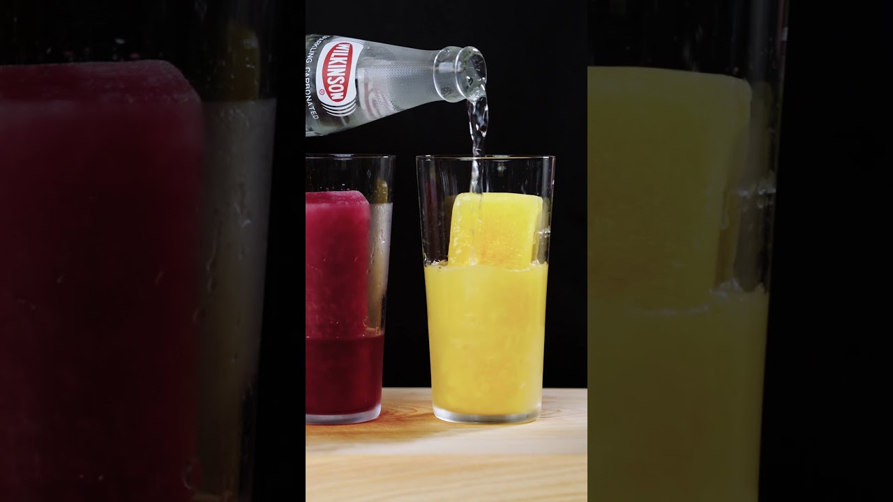 【環境音】3種のフルーツ氷でジンソーダ｜Gin Soda &times; Three Fruit Ice　 #asmr #カクテルレシピ #dole #氷の音 #ジンソーダ #gin