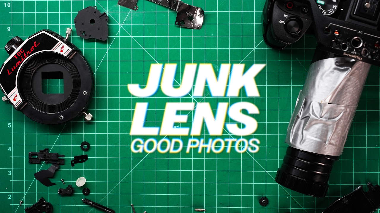 I Made a Variable Aperture Lens Using Old Junk