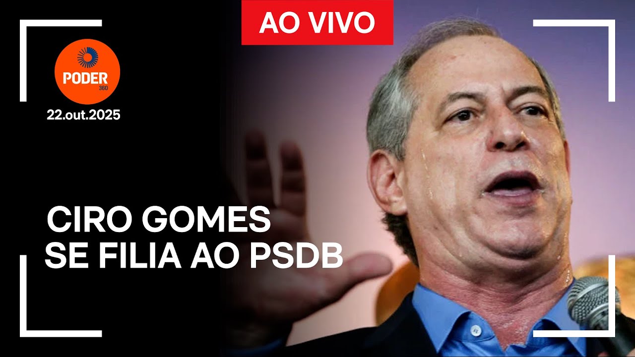 Ao vivo: Ciro Gomes se filia ao PSDB