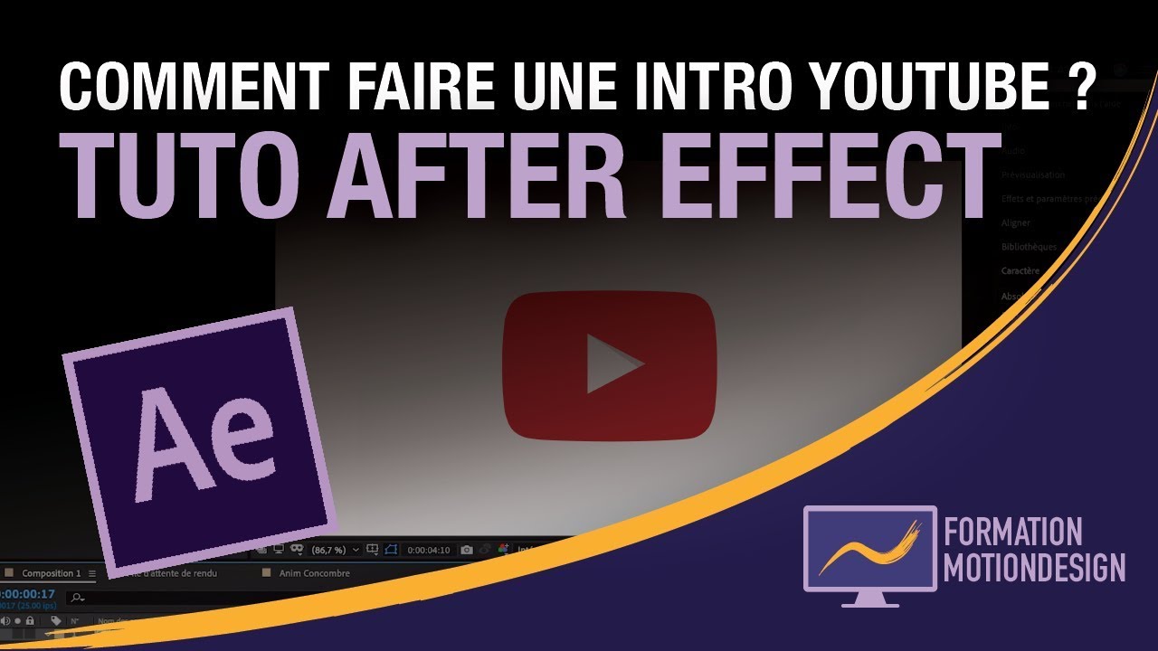 Comment faire une intro YouTube sur After Effect ? - Tutoriel Adobe After Effect