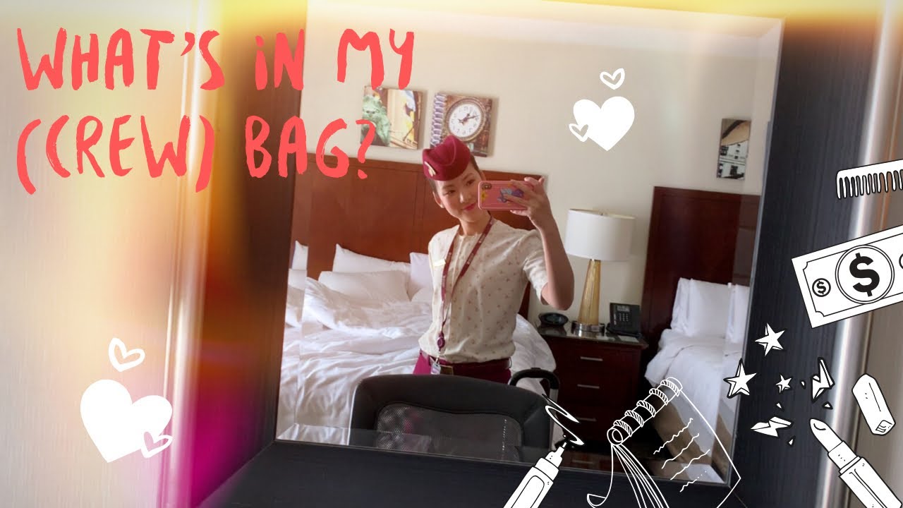 What’s in my (crew) bag? 👜 เปิดกระเป๋าแอร์