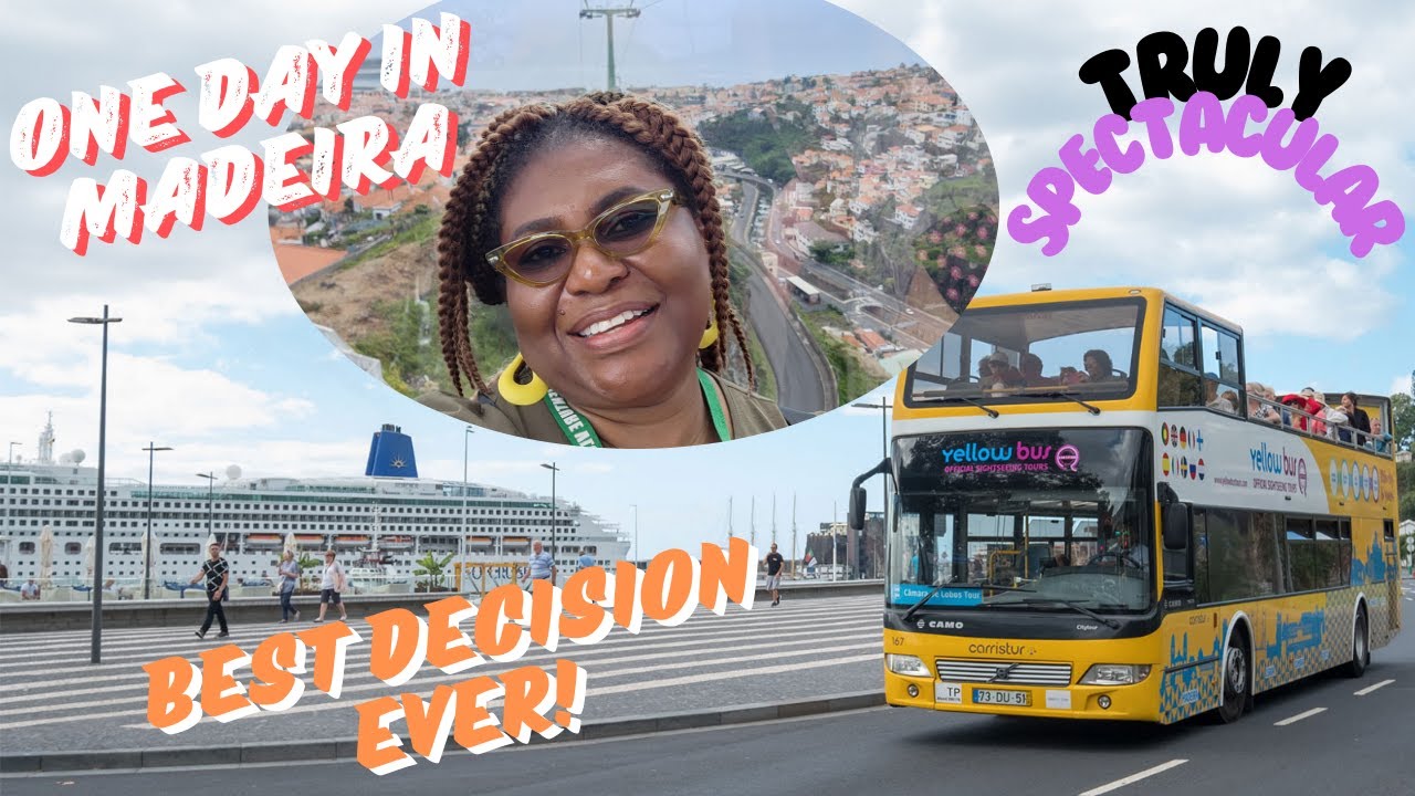ONE DAY IN MADEIRA l P&O Azura Cruise Port Day In Funchal Madeira l Hop-on Hop-off Bus Tour