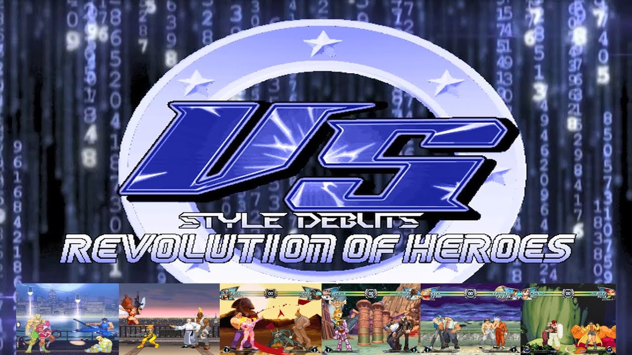 [MUGEN GAME] Vs. Style DEBUTS: Revolution of Heroes - Screenpack by ShinZankuro; Compiled by Milt Jr