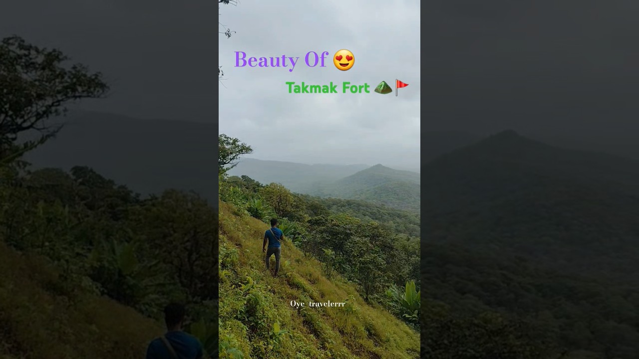 Beautiful Views Of TakMak Fort || #takmak #fort #palghar #virar #trek #monsoonvalley #adventuretime