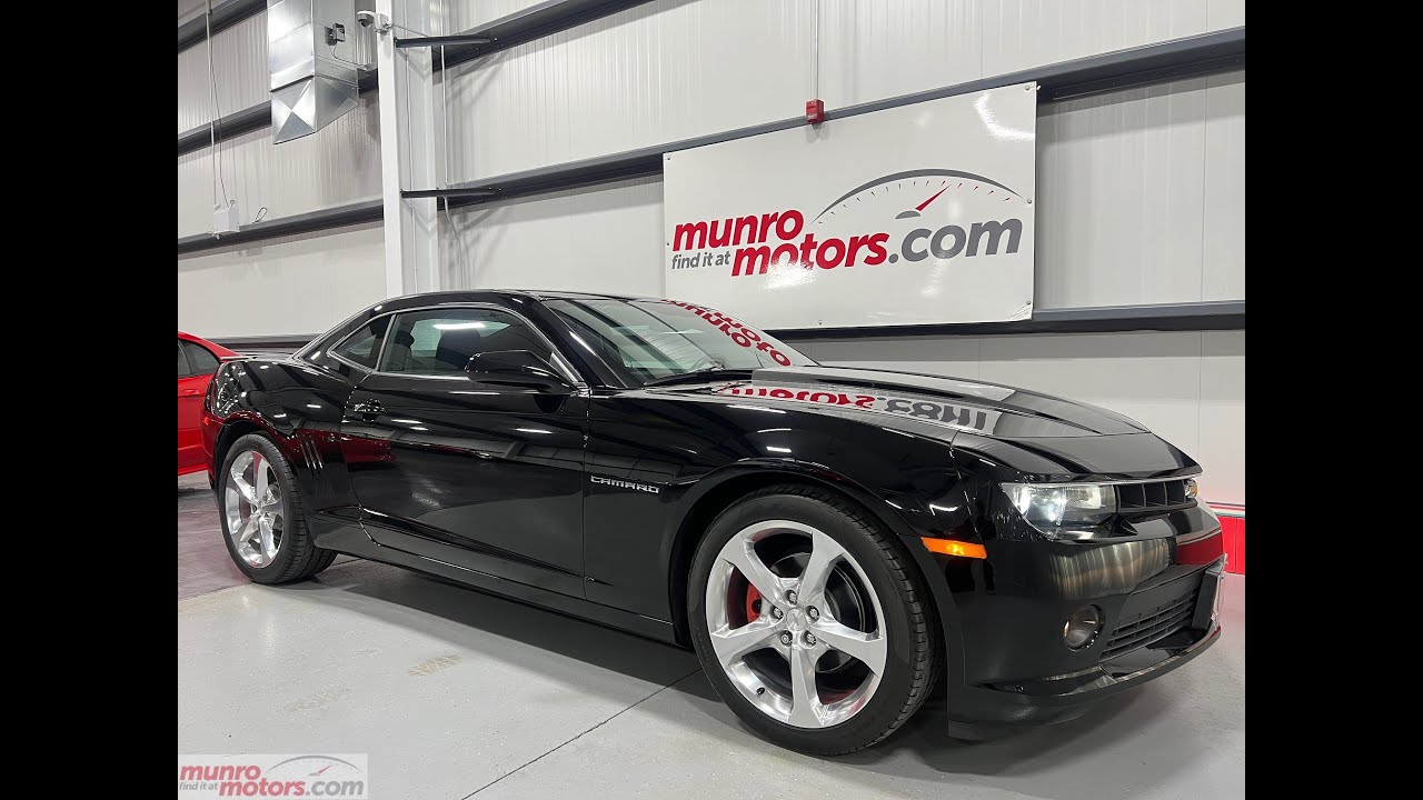 2015 Camaro SOLDSOLDSOLD 2LT RS Black on Black Polished Aluminum wheels Moonroof Auto with 33k kms!